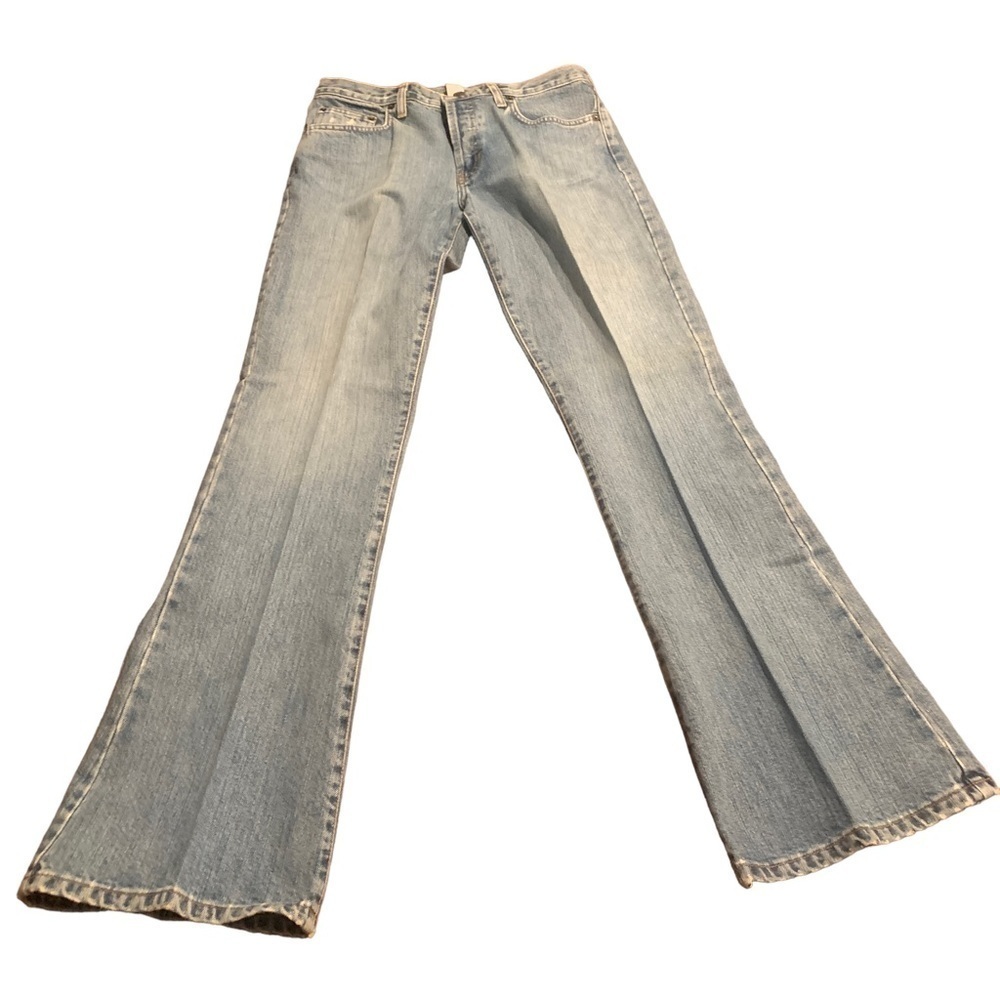 Abercrombie & Fitch Women’s 1892 High Rise Button Fly Distressed Jeans Size 8L